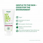 alkmene MY TEA TREEOIL 3 in 1 Mask is Vegan, Microplastik free, Made in Germany , packaging Recyclable