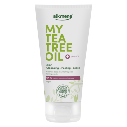 alkmene Teebaumöl 3in1 Peeling Maske