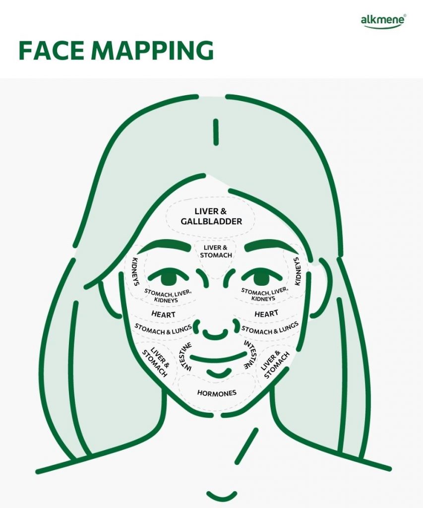 face mapping infographic