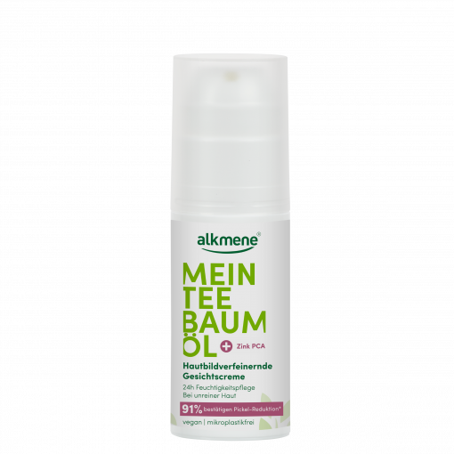 Produktbild Pumpspender alkmene Mein Teebaumöl Hautbildverfeinernde Gesichtscreme