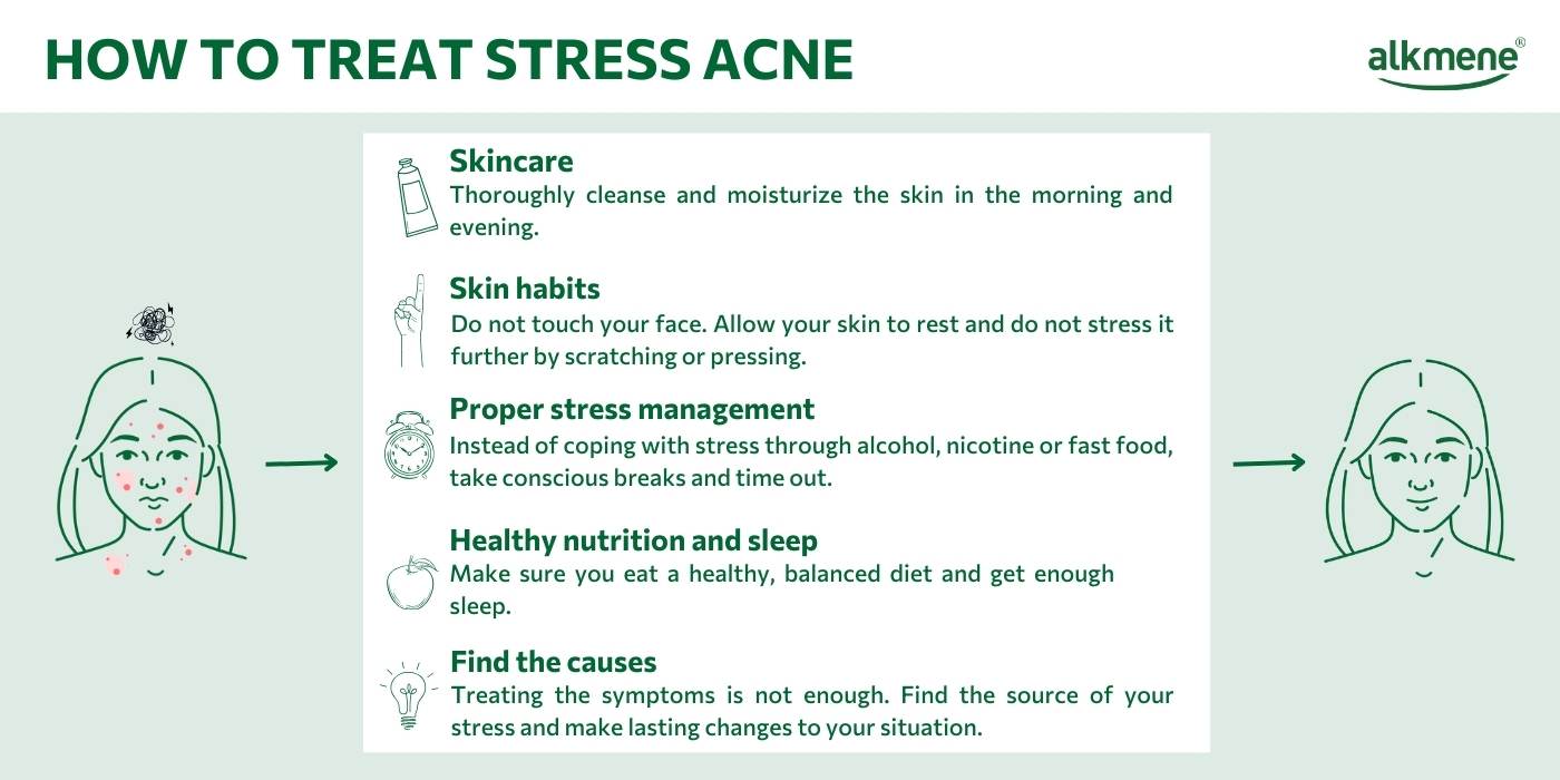 tips on how to treat stress acne