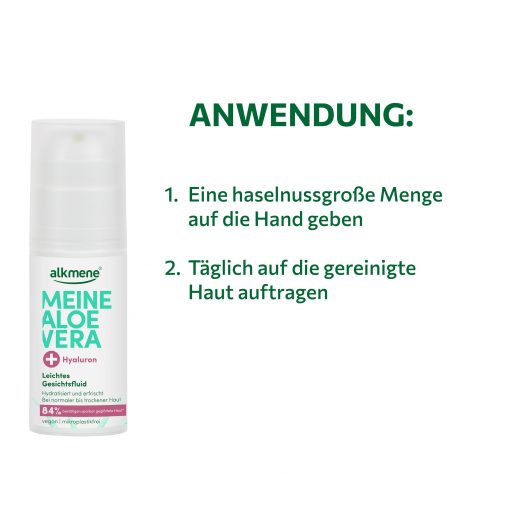 MEINE ALOE VERA Anwendungshinweis