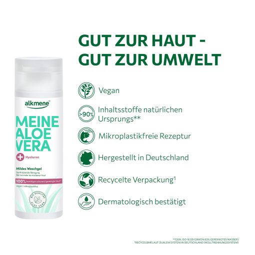 MEINE ALOE VERA Waschgel - Gut zur Haut & gut zur Umwelt