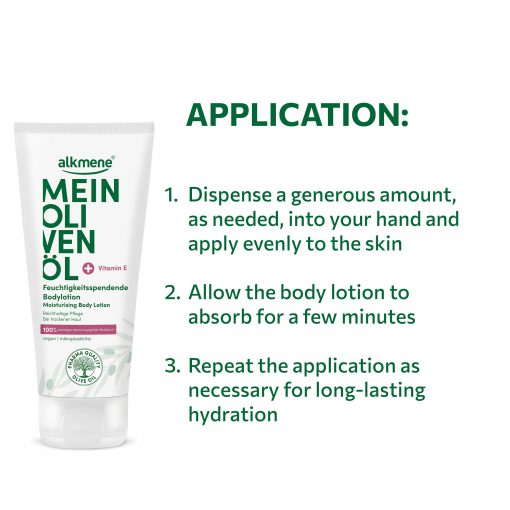 application my olive oil body lotion